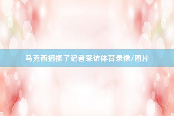 马克西招揽了记者采访体育录像/图片