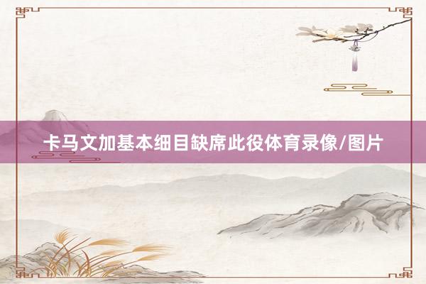 卡马文加基本细目缺席此役体育录像/图片