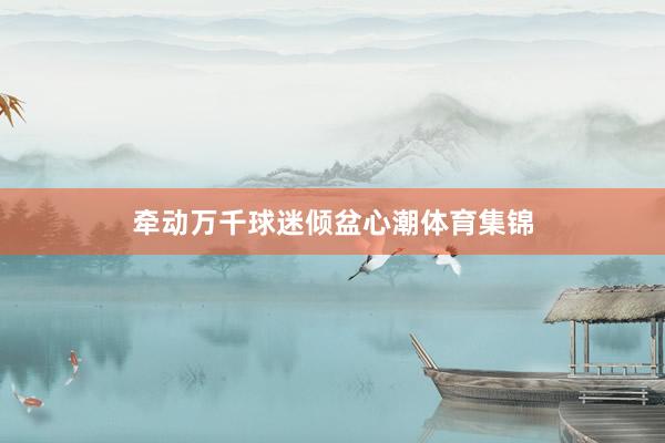 牵动万千球迷倾盆心潮体育集锦