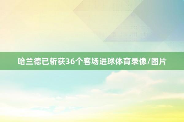 哈兰德已斩获36个客场进球体育录像/图片