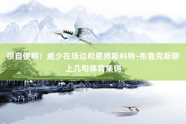很自便啊！威少在场边和恩师斯科特-布鲁克斯聊上几句体育集锦