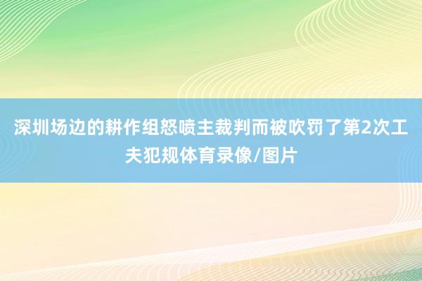 深圳场边的耕作组怒喷主裁判而被吹罚了第2次工夫犯规体育录像/图片