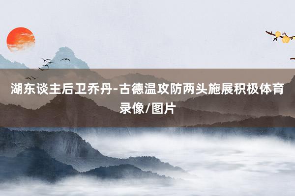 湖东谈主后卫乔丹-古德温攻防两头施展积极体育录像/图片
