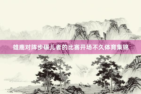 雄鹿对阵步碾儿者的比赛开场不久体育集锦