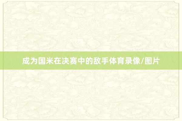 成为国米在决赛中的敌手体育录像/图片