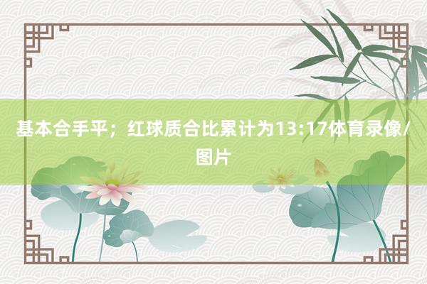 基本合手平；红球质合比累计为13:17体育录像/图片