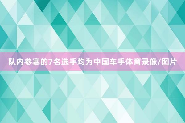 队内参赛的7名选手均为中国车手体育录像/图片