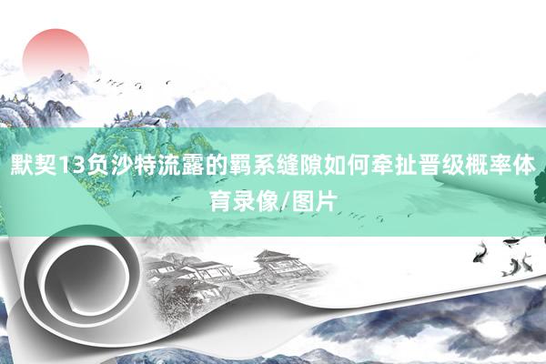 默契13负沙特流露的羁系缝隙如何牵扯晋级概率体育录像/图片