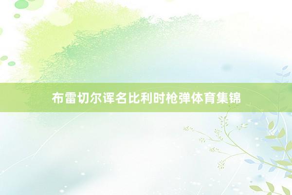 布雷切尔诨名比利时枪弹体育集锦
