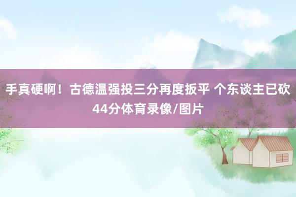 手真硬啊！古德温强投三分再度扳平 个东谈主已砍44分体育录像/图片
