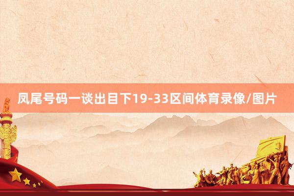 凤尾号码一谈出目下19-33区间体育录像/图片