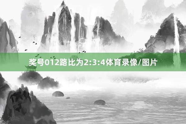 奖号012路比为2:3:4体育录像/图片