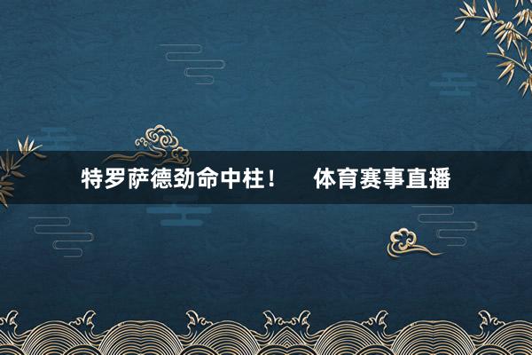 特罗萨德劲命中柱！    体育赛事直播