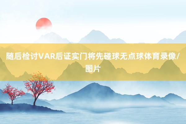 随后检讨VAR后证实门将先碰球无点球体育录像/图片