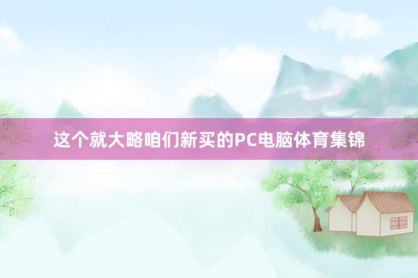 这个就大略咱们新买的PC电脑体育集锦