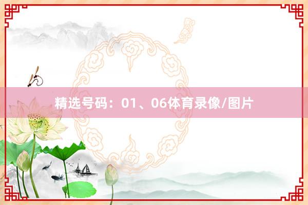 精选号码：01、06体育录像/图片