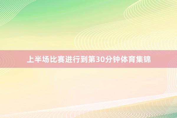 上半场比赛进行到第30分钟体育集锦