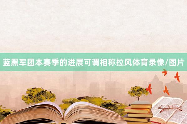 蓝黑军团本赛季的进展可谓相称拉风体育录像/图片