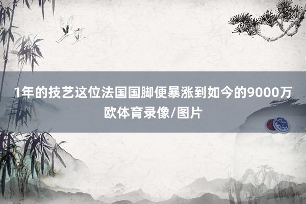 1年的技艺这位法国国脚便暴涨到如今的9000万欧体育录像/图片