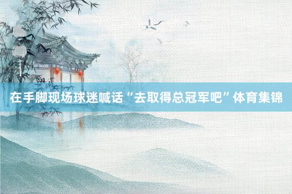 在手脚现场球迷喊话“去取得总冠军吧”体育集锦