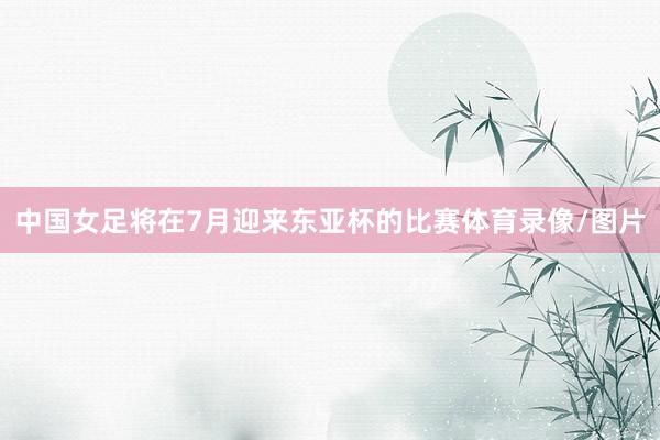 中国女足将在7月迎来东亚杯的比赛体育录像/图片