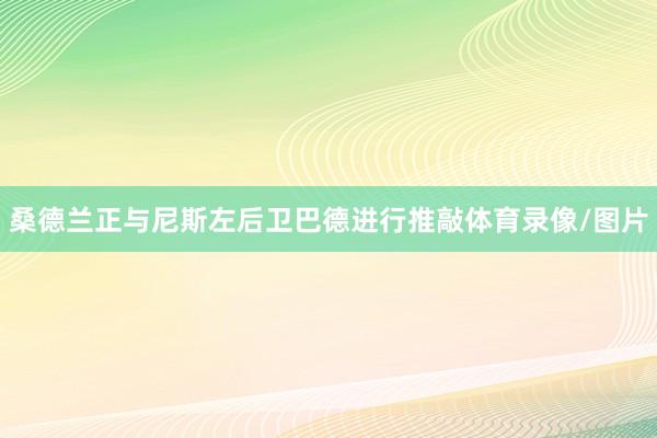 桑德兰正与尼斯左后卫巴德进行推敲体育录像/图片