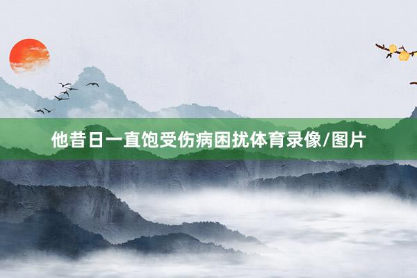他昔日一直饱受伤病困扰体育录像/图片