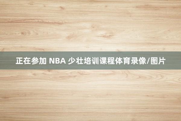 正在参加 NBA 少壮培训课程体育录像/图片