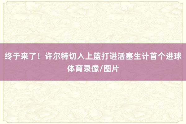 终于来了!许尔特切入上篮打进活塞生计首个进球体育录像/图片