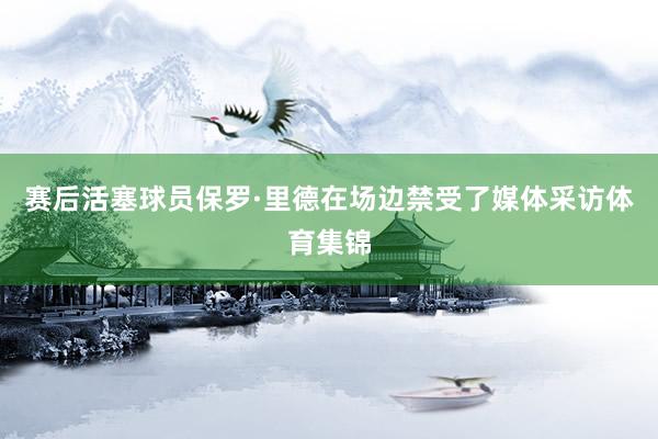 赛后活塞球员保罗·里德在场边禁受了媒体采访体育集锦