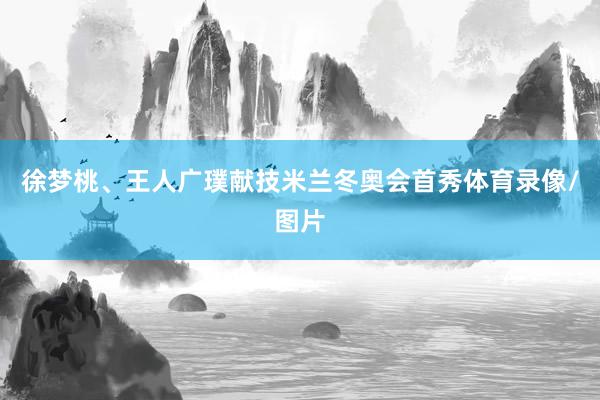 徐梦桃、王人广璞献技米兰冬奥会首秀体育录像/图片