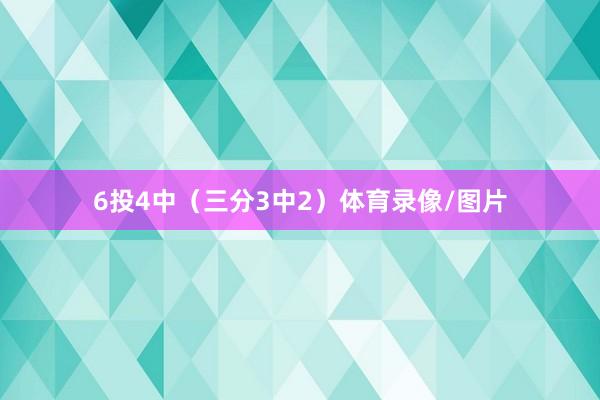 6投4中(三分3中2)体育录像/图片