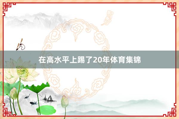 在高水平上踢了20年体育集锦