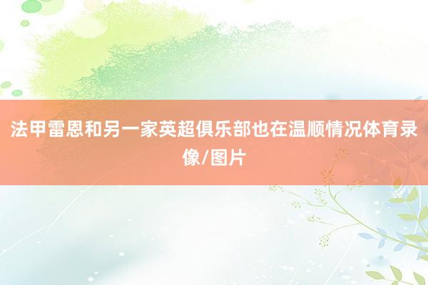 法甲雷恩和另一家英超俱乐部也在温顺情况体育录像/图片