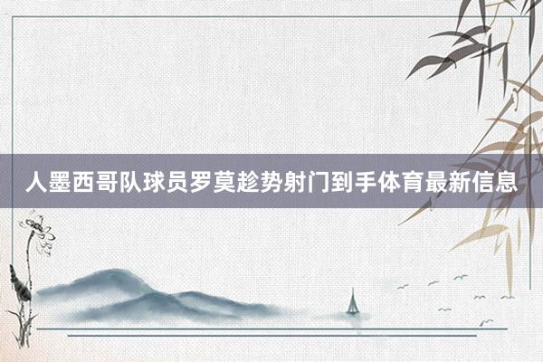 人墨西哥队球员罗莫趁势射门到手体育最新信息