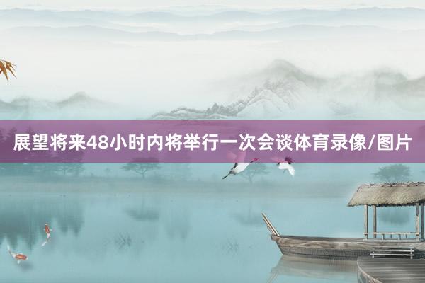 展望将来48小时内将举行一次会谈体育录像/图片